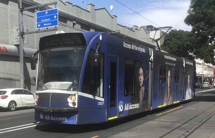 Yarra trams Combino 10 All Access 3537